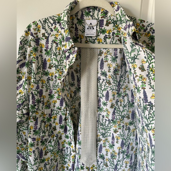 Nike ACG Dri-Fit Snowgrass Floral Long Sleeve Shirt Men’s. S - Picture 11 of 12